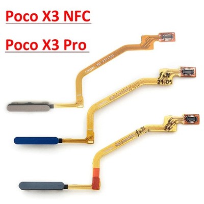 Power Fingerprint Sensor Touch Button Flex Cable For Xiaomi Poco M3 M3 Pro F3 X3