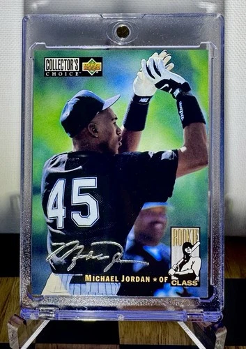 1994 UD Collectors Choice MICHAEL JORDAN SILVER SIGNATURE Rookie Class #661