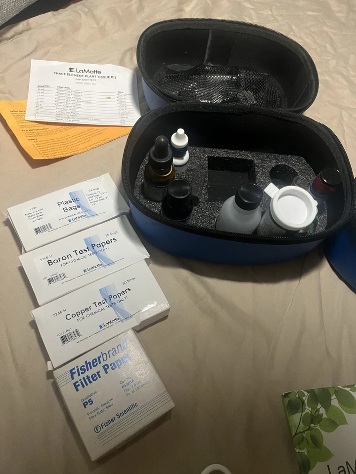 LaMotte Soil & Plant Tissue nutrient Test Kit hydroponics water BlueLab pH pen - Image 3 of 4