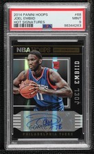2014-15 NBA Hoops Hot Signatures Joel Embiid #68 PSA 9 MINT Auto 0j4n