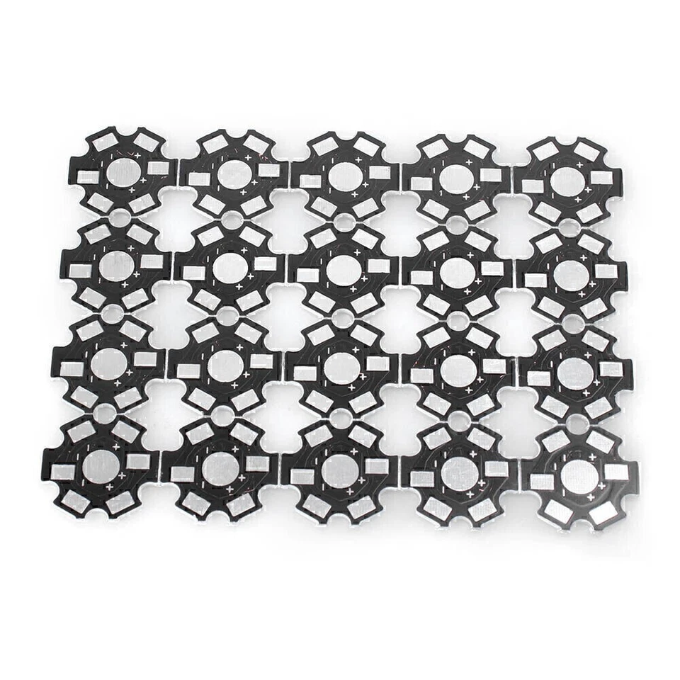 20Pcs 20MM 1W 3W 5W High Power LED Universal Aluminium Grundplatte Kühlkörper - Bild 2 von 4