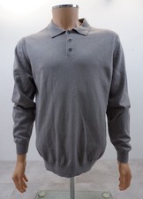 Massimo Dutti Mens Wool Polo Top Size XL Brown Jumper VGC