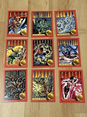 1993 Marvel X-men Series 2 Card Lot Of 9 Near Mint Condition (5)