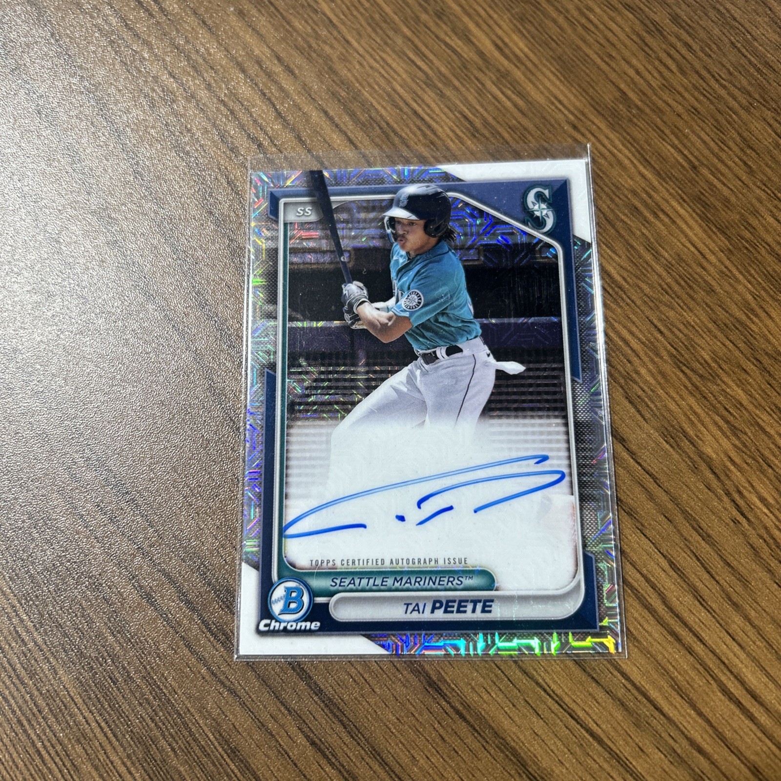 2024 Bowman - Chrome Prospect Mega Box Autographs Tai Peete #BMA-TP (AU, RC)