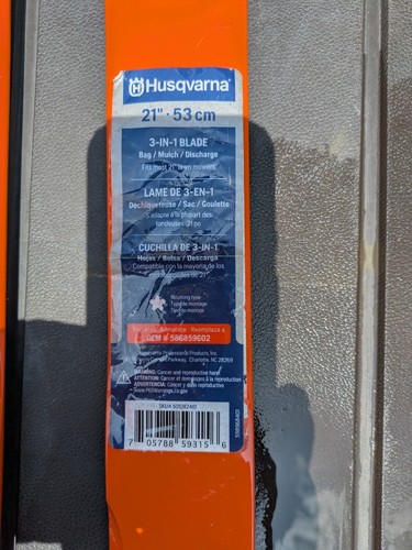 586962502 Husqvarna Blade 42 Fcs Mulch Blade Edip OEM