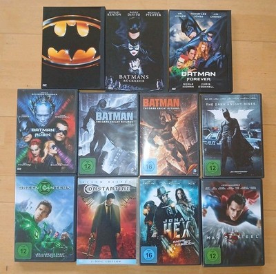 Batman, Superman & DC Comics Filmsammlung | 11 DVDs| Tim Burton | Jack Nicholson