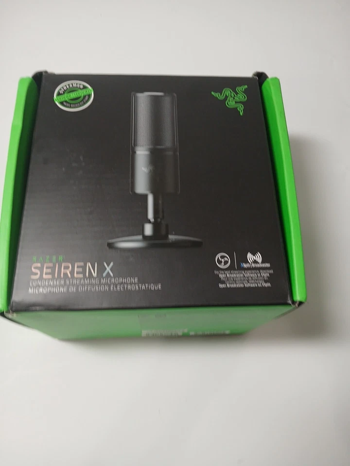 Razer Seiren X Black USB Streaming Microphone Built-In Shock Mount Used Good - Image 2 of 4