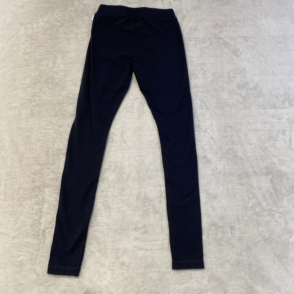 Leggings Abercrombie Kids azul marinho mistura de algodão tamanho P nova com etiquetas - Imagem 4 de 4