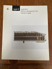 Vtg Apple Manuals: 1986 Apple IIGS Memory Expansion Card Owners Guide 030-1310-B