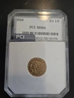 1910 MS64 PCI Quarter Eagle $2.50 Gold Indian Head / Amazing Details!