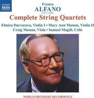 Audio Cd - Franco Alfano - Complete String Quartets - Naxos -D- Neu