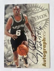 1997-98 Skybox Premium Autographics Avery Johnson Auto Spurs Kings Coach Signed