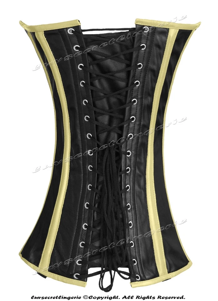 Corsé de entrenamiento de cintura deshuesada doble acero resistente 26 sobre busto #8030-B Foto 4 de 4