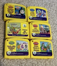 6 Leap Frog My First Leap Pad Preschool Reading Game Cartridges