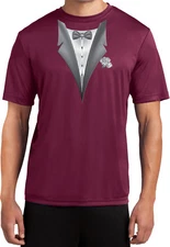 Buy Cool Shirts Tuxedo T-shirt White Flower Moisture Wicking Tee