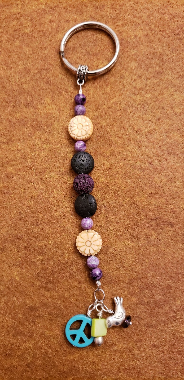 Portable Essential Oil Diffuser Keychain for Aromatherapy On-The-Go-image