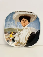 Campari Plate Richard Ginori Dama DUDOVICH 1980 Advertisement