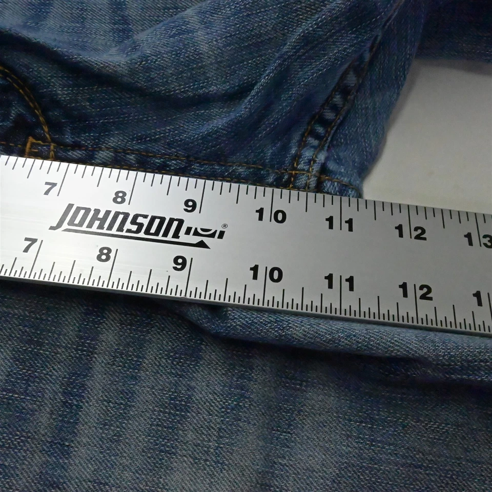 Jeans masculino jeans S Oliver sob medida 34 x 32 fechamento fino reto lavagem média - Imagem 3 de 4