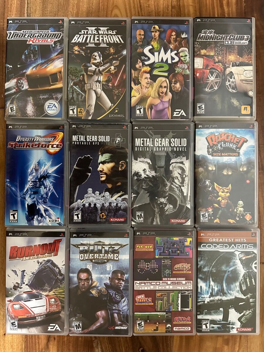 My psp game collection