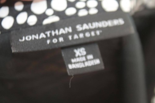 SCHÖNER TRANSPARENTER BAUMWOLLSTOFF JONATHAN SAUNDERS FÜR TARGET GRÖSSE XS - Bild 2 von 4
