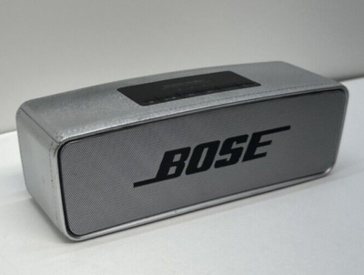 Bose SoundLink Mini Silver Leather TF FM Bluetooth Aux USB Bose SoundLink Mini Silver Leather TF FM Bluetooth Aux USB