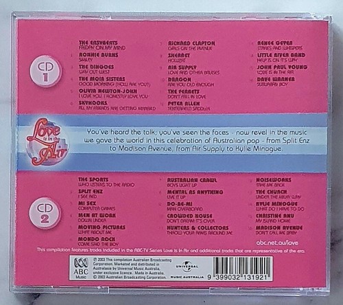 Love Is In The Air : ABC-TV Series Soundtrack (2003, 2 CD Set) Various Artists - Picture 2 of 4