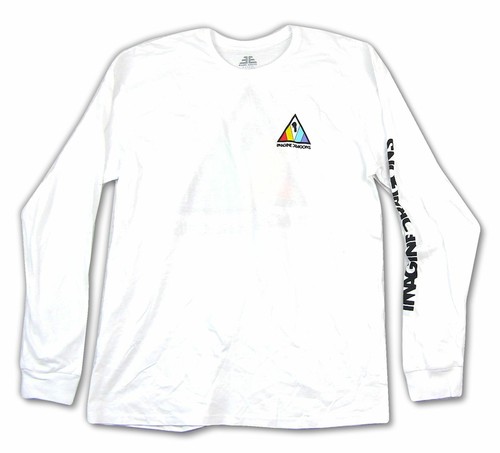 Imagine Dragons Triangle Logo White 