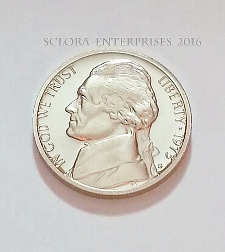 Photo of a 1973-S Jefferson Nickel Proof from an eBay sale