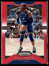 2020-21 Prizm WNBA Red Wave Kayla Thorton Dallas Wings #77