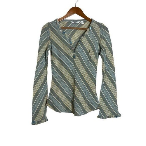 MNG - Mango 100% cotton striped long sleeve tee