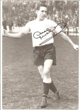 Dave Mackay, Tottenham Hotspur signed football book picture. Original Signature.
