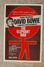The Elephant Man Lobby Card Movie Poster  David Bowie