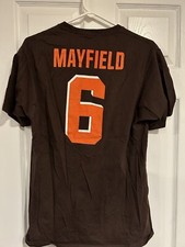 Cleveland Browns Baker Mayfield T-shirt by Fanatics. Medium