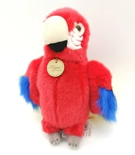 Miyoni by Aurora Plush Red Macaw Parrot Stuffed Animal Toy #26251 New With Tags