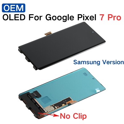 OEM OLED For Google Pixel 7 Pro LCD Display Samsung Screen Assembly Replacement