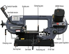 2000W HX-150 Stainless Steel Pipe Cutting Woodworking Manual Desktop Machine