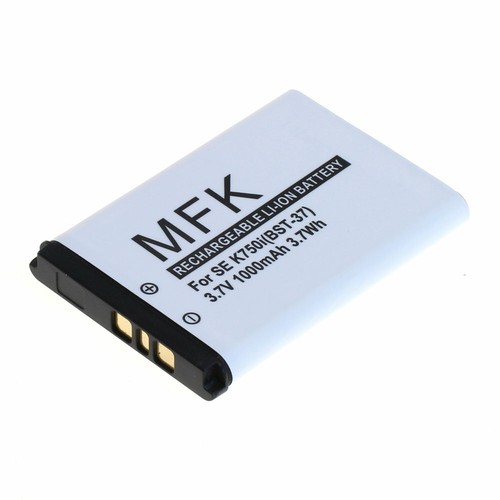 Akku MFK f. Sony Ericsson W810i 1000mAh Li-Ionen (BST-37) - Afbeelding 1 van 3