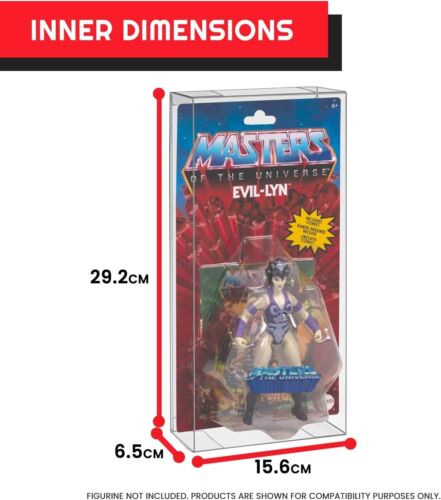 NEW EVORETRO - Masters of The Universe Origins Action Figure Protector Case - Picture 4 of 8