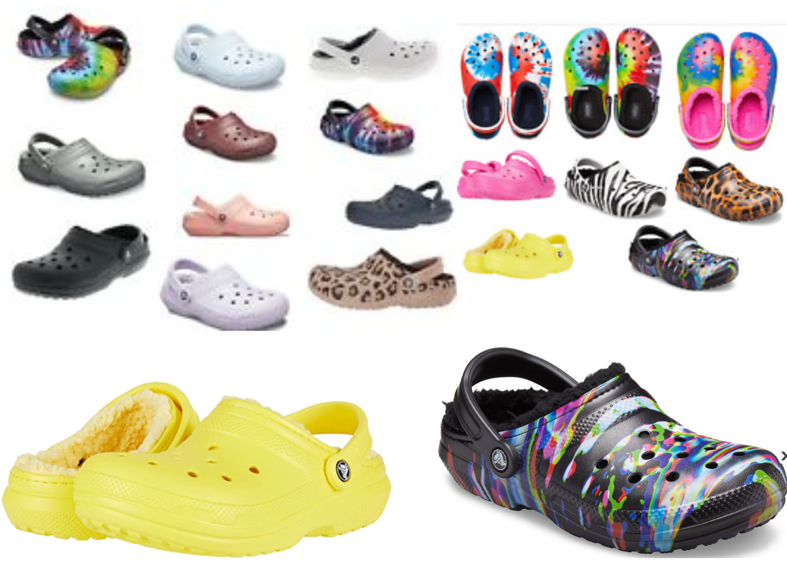 ballerina pink fuzzy crocs