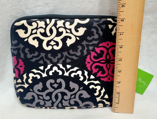Vera Bradley Small Tablet Sleeve Case Cover Canterberry Magenta Neoprene - Picture 8 of 8