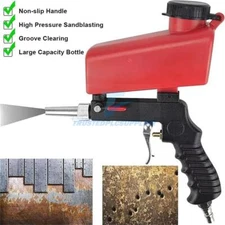 Portable Handheld Air Compressor Speed Sand Gun Blaster Sand Blasting 1/4 in