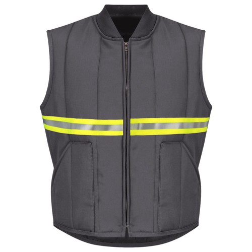 Red Kap Reflective Hi Vis Vest Enhanced Visibility Industrial Work Uniform VT22 - Picture 8 of 18