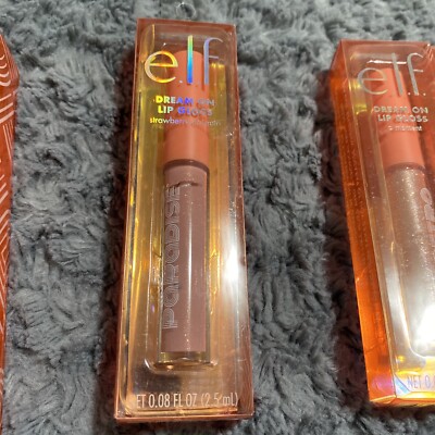 E.L.F. Elf Cosmetics RETRO PARADISE DREAM ON LIPGLOSS - STRAWBERRY DAIQUIRI