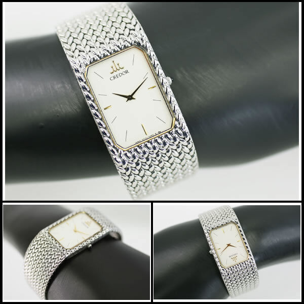Seiko Credor Rare Model 2F70-5330 Unisex Quartz Silver Dial Seiko Credor Rare Model 2F70-5330 Unisex Quartz Silver Dial
