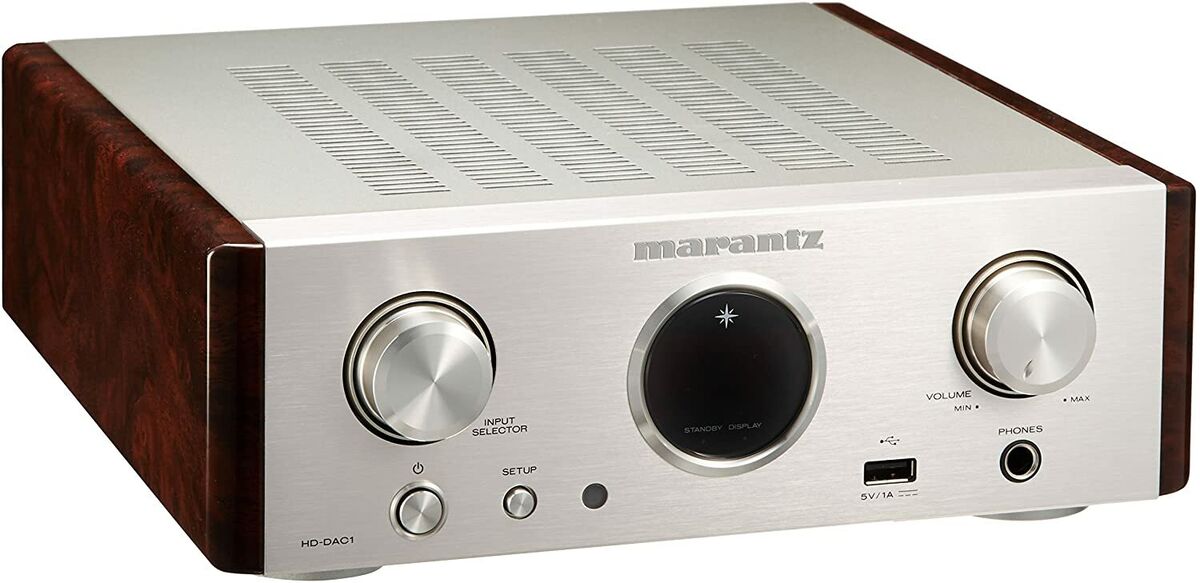 Marantz HD-DAC1 Headphone amplifier High resolution sound source Silver  gold New