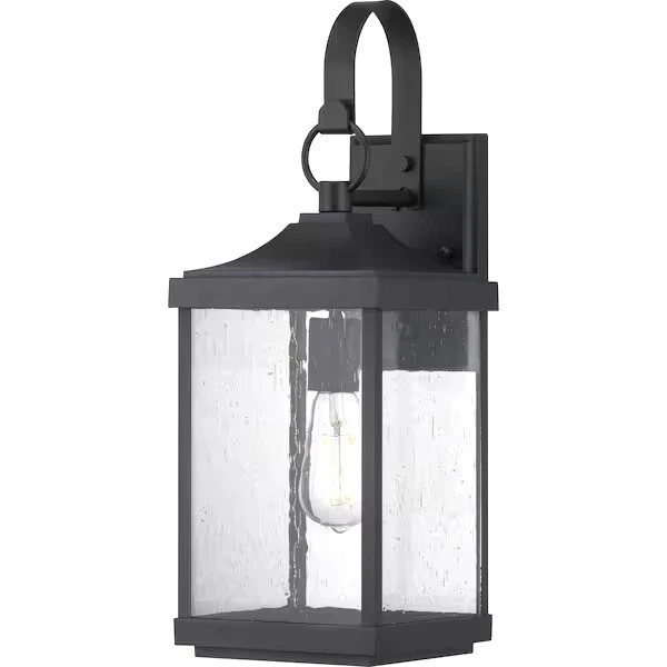 Progress Lighting Park Court 1 Light 19 in. Textured Black Outdoor