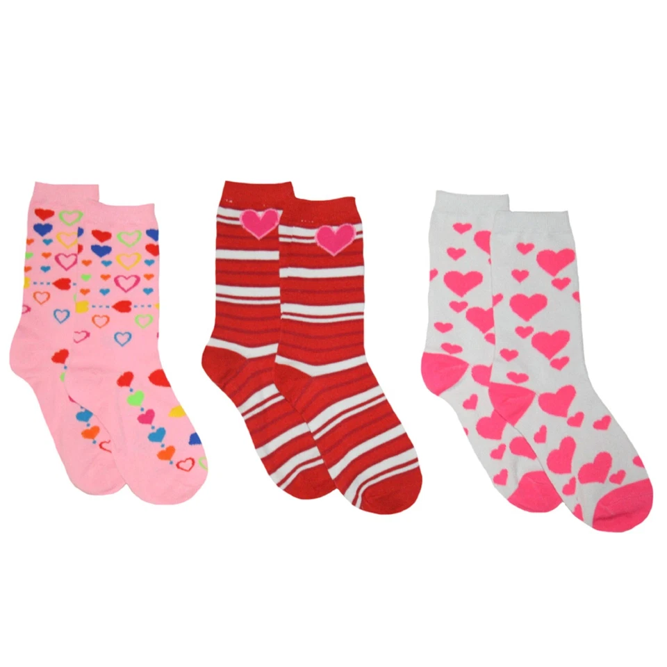 Calcetines de San Valentín para Mujer - Pack de 3 - Talla 9-11 - NUEVO Foto 3 de 4