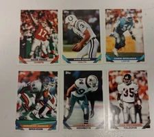 1993 Topps Football Cards Complete Your Set U-Pick #1-249 EX-Nm FREE SHIPPING !!