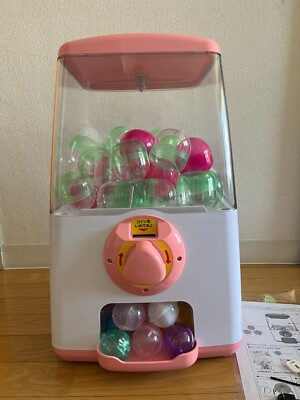 Gacha Cube Medal Specification Pink Gashapon Machine 50Medals & 30Large Cupsules