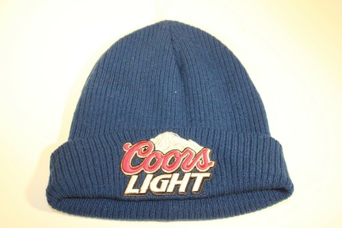 COORS LIGHT - BLUE TOQUE HAT, LOGO ON 